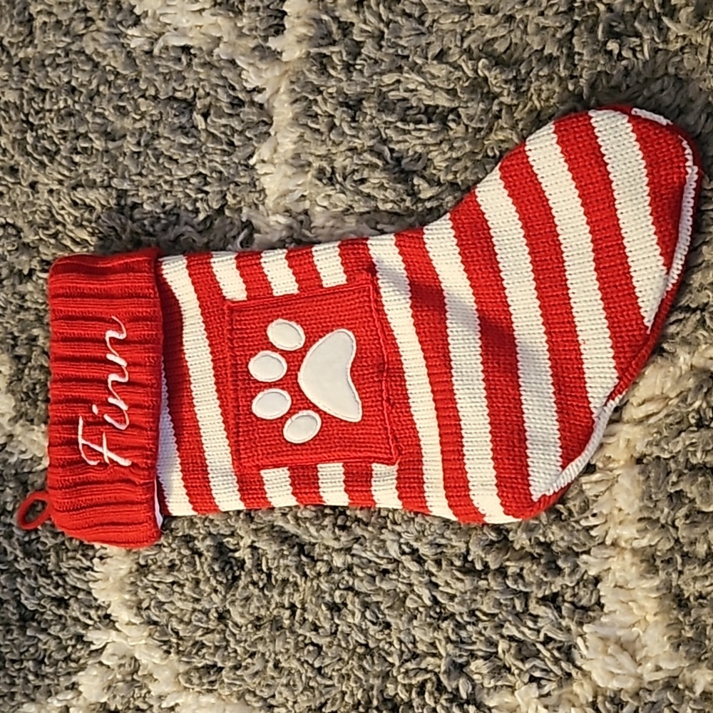 "Finn" Pet Christmas Stocking